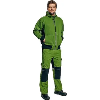 pracovní mikina STANMORE NEW mikina zelená/černá XXL