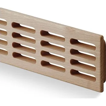 Větrací mřížka Interex Dřevěná větrací mřížka ALFA / Dub 80 mm 550 mm