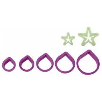 Vykrajovátko 7-dílná sada vykrajovátek Rose - Decora