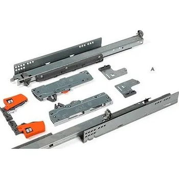 Nábytek Blum MOVENTO TIP-ON BLUMOTION skrytý nástavec a rukojeti / 60 kg 450 mm