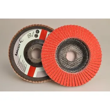 Brusný kotouč ABRASIV Lamelový kotouč talířový 125x22 G-AK40 tvarový