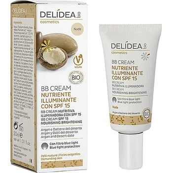 Pleťový krém Delidea Argan a datle výživný BB krém s fitrem SPF 15 NUDE 30 ml