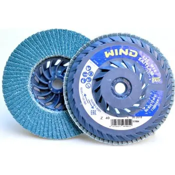 Brusný kotouč SAIT Lamelový kotouč talířový 125xM14 ZIRCON P40 SLW rovný