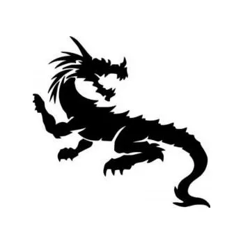 ARTEMISS Drak - plastová šablona 083 Rozměr: B 14,5x14,5cm