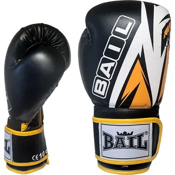 Boxerské rukavice BAIL boxerské rukavice B-Fit Image 03 vel. 10 oz (černá/žlutá/bílá)