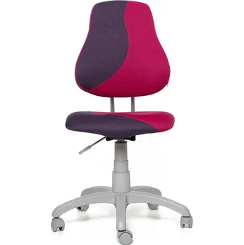 ALBA židle FUXO S-line Bombay Růžová/fialová + DÁREK ZDARMA