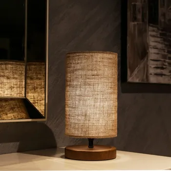 Lampička Stolní lampa Kiltoso 31 cm hnědá