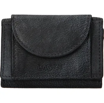 Peněženka Dámská kožená slim peněženka Lagen Mellba - černo-modrá