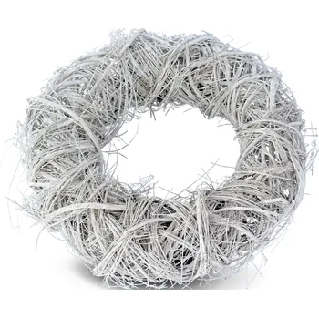 Věnec proutí dekorační wanished 30 cm