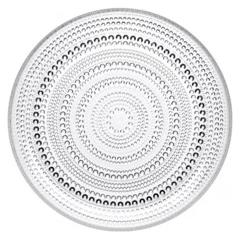 Talíř Skleněný talíř Kastehelmi Clear 25 cm