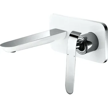 Vodovodní baterie BESTECO Páková Podomítková Umyvadlová Baterie WEISS, Dvouprvková