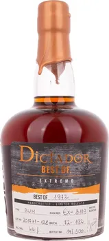 Rum Dictador Best of 1972 Extremo 44 % 0,7 l