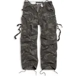 SURPLUS Kalhoty VINTAGE FATIGUE BLACK CAMO Velikost: XXL