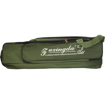 Pouzdro na prut Rybářská taška na pruty a vybavení 120 cm tmavě zelená