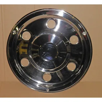 Poklice na kolo Kryt kola, poklice 17,5" nerezová zadní plochá