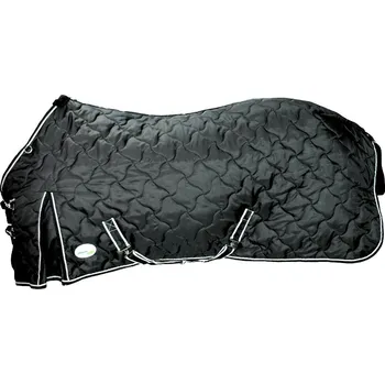 Deka pro koně Umbria Equitazione Deka stájová New Wave Umbria Equitazione, 250 g, černá Délka zad: 155 cm