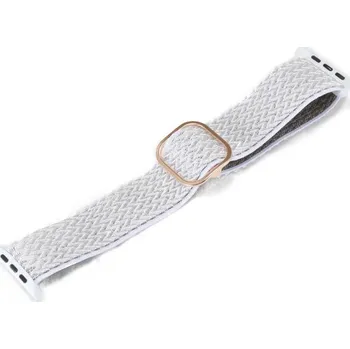 Řemínek na hodinky Nylonový řemínek Ricardo (pro Apple Watch 42/44/45/49mm), bílý