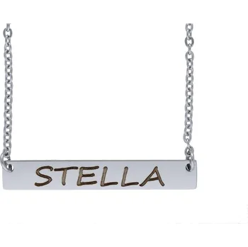 Řetízek Doria Řetízek z oceli se jménem STELLA stříbrný G245