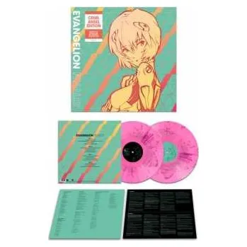 Zahraniční hudba 2LP Various: Evangelion Finally CLR 2021 Pink Splatter Vinyl