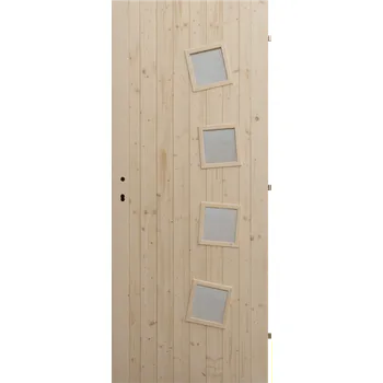 Interiérové dveře Hrdinka Palubkové dveře Shape - panty 90 cm Pravé