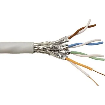 Kabel ROLINE Kabel S/FTP (PiMF) kulatý, kat. 6, Eca, 100m, drát, AWG23 - 21.15.0890