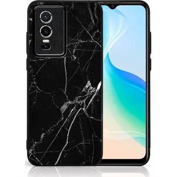 Pouzdro na tablet VSECHNONAMOBIL 47187 MY ART Ochranný obal Vivo Y76 5G -BLACK MARBLE (142)