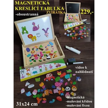 Magnetická kreslící tabulka MAGNETICKÁ TABULKA zvířátka
