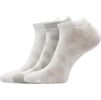 Dámské ponožky LONKA Ponožky dámské letní JASMINA prodyšné MIX SVĚTLÉ (3 páry) 39-42 117879