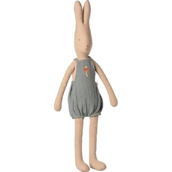 Hračka Maileg Zajíc v overalu s houbičkou Size 5
