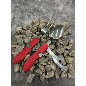 Multifunkční nůž Kempingový nůž, červený S233