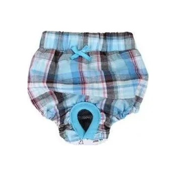 Obleček pro psa Pinkaholic Pre - School hárací kalhotky - modrá varianta L