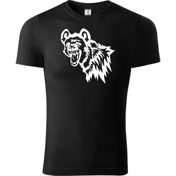 Chlapecké tričko Fenomeno Dětské tričko Hyena hlava - černé Velikost: 158cm/12 let