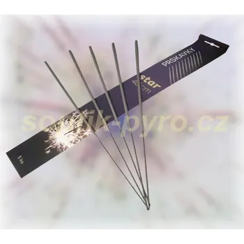 Zábavní pyrotechnika prskavky Star 40 cm - balení 5 kusů (zábavní pyrotechnika kategorie F12 (prodejné od 18 let))