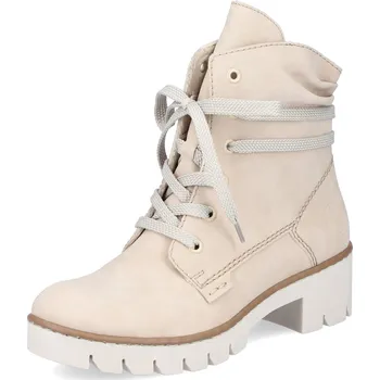 Dámská zimní obuv DÁMSKÉ KOTNÍKOVÉ BOTY RIEKER X5717-62 BÉŽOVÁ Barva: BÉŽOVÁ, Velikost: 41