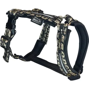 Postroj pro psa Postroj podšitý jednobarevný ROYAL (M, army)