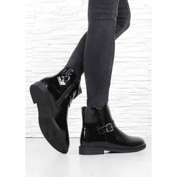 Dámská zimní obuv DoAndBe Dámské lakované boty 6053-1J.B Velikost: 37