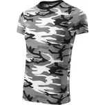 MALFINI CAMOUFLAGE 144 triko unisex Barva: camouflage gray, Velikost: L