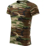 MALFINI CAMOUFLAGE 144 triko unisex Barva: camouflage brown, Velikost: XL