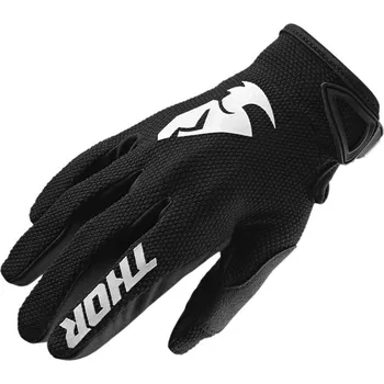 Moto rukavice Dětské motokrosové rukavice Thor Sector black vel. M