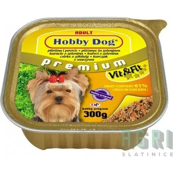 Krmivo pro psa HobbyDog kuřecí se zeleninou 300 g