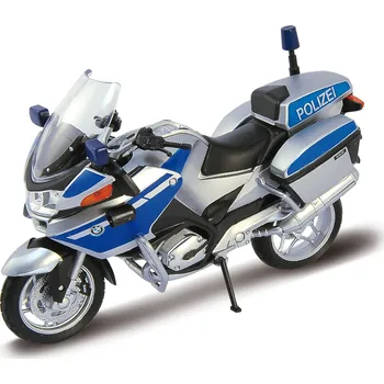 Welly Motocykl BMW R1200RT Police 1:18 modrý