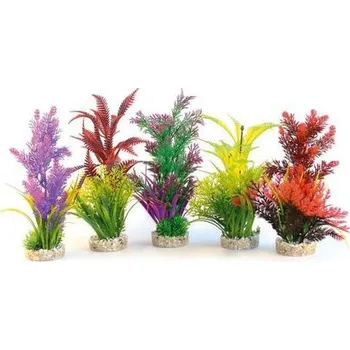 Dekorace do akvária Sydeco Aquaplant Colour Medium 26 cm mix