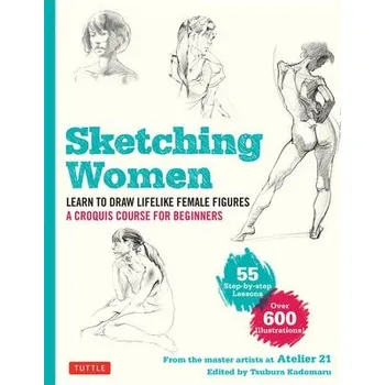 Cizojazyčná kniha Sketching Women - Studio Atelier 21