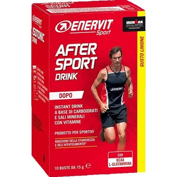 Nápoj pro sportovce Enervit After Sport Drink (10x 15 g) citron