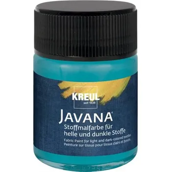Speciální výtvarná barva Kreul Barva na světlý a tmavý textil JAVANA 50 ml TYRKYSOVÁ