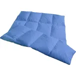 Lina Péřová přikrývka 90x130 cm modrá Obsah prachového peří: 10% prachového peří, zbytek obsahuje kvalitní husí drané peří