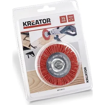 Příslušenství k brusce KREATOR Brusný nylonový kartáč 75mm KRT150111