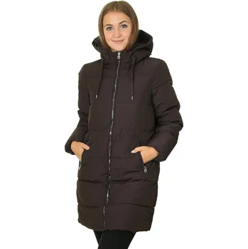 Dámský kabát kabát ONLY Dolly Long Puffer - Mulch XS