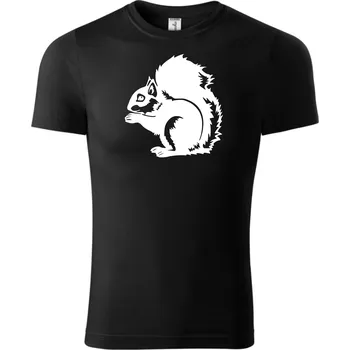 Chlapecké tričko Fenomeno Dětské tričko Veverka - černé Velikost: 158cm/12 let