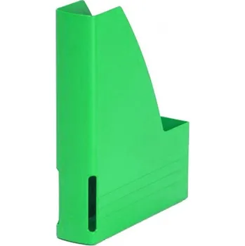Pořadač na časopisy plastový zelená světlá transparentní